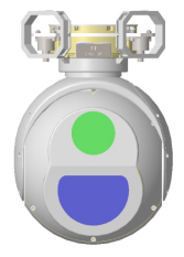 S185DA-Q兩軸四框架雙光吊艙