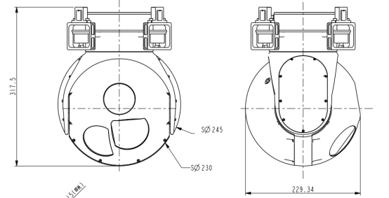 S230TG兩軸三光吊艙