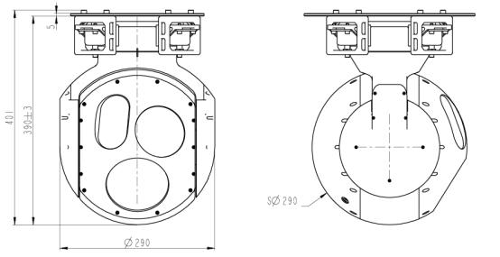 S290TA兩軸三光吊艙 S290TA兩軸三光吊艙